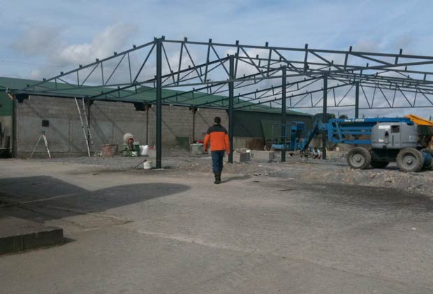 Building a New Factory at Goatsbridge Trout Farm