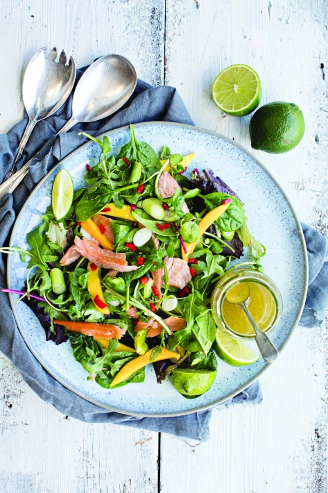 Smoked Trout Salad with Chilli, Lime & Mango